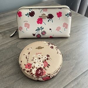 Coach Cosmetic Case & Round Coin Purse